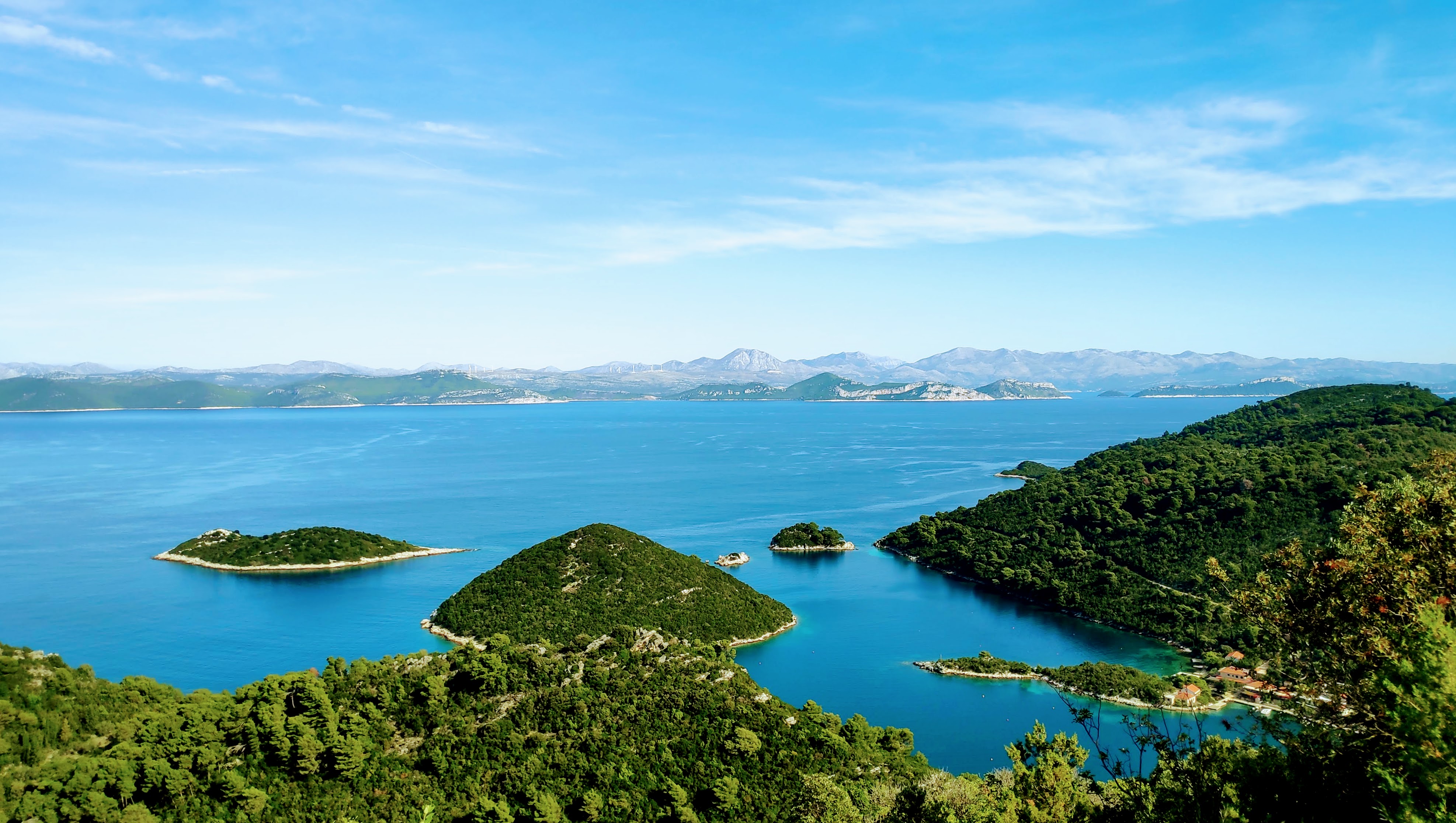 View from southern side of the island